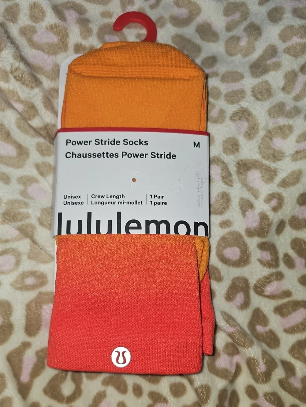 Lululemon Power Stride Socks! Nwts Sz Medium!! Gorgeous Colors!